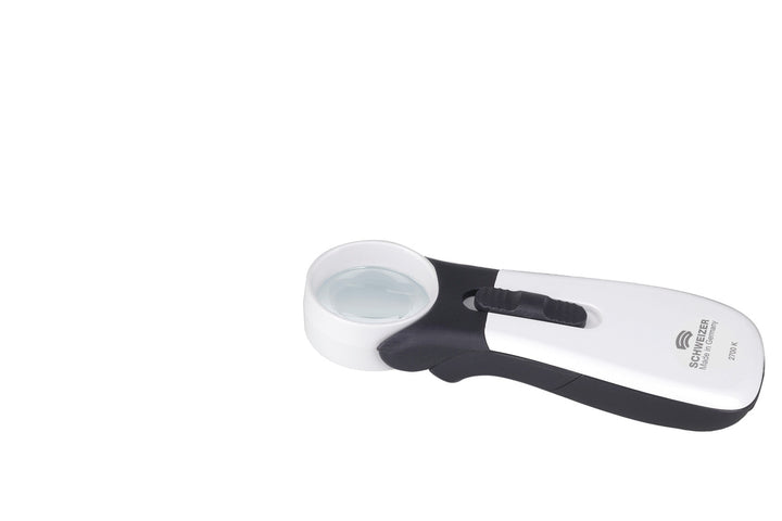 Mobile Leuchtlupe ERGO-Lux MP mobil 12 D 35 mm von SCHWEIZER Optik; VisiAid - Sehhilfen.