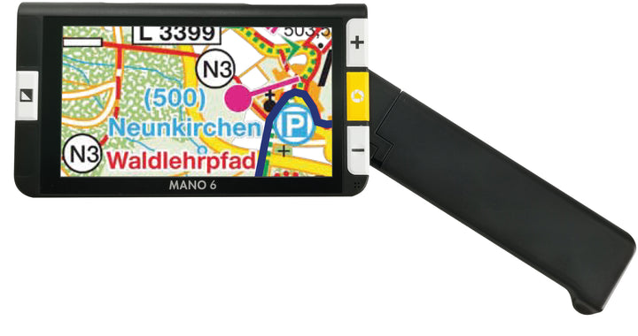 Elektronische Lupe Mano 6 von Reinecker mit Handgriff; VisiAid - Sehhilfen.
