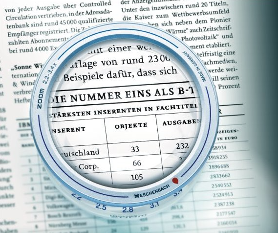 Die menasZoom ist die erste glasklare Aufsetzlupe mit Zoom-Vergrößerung 2,2-fach bis 3,4-fach; VisiAid - Sehhilfen.