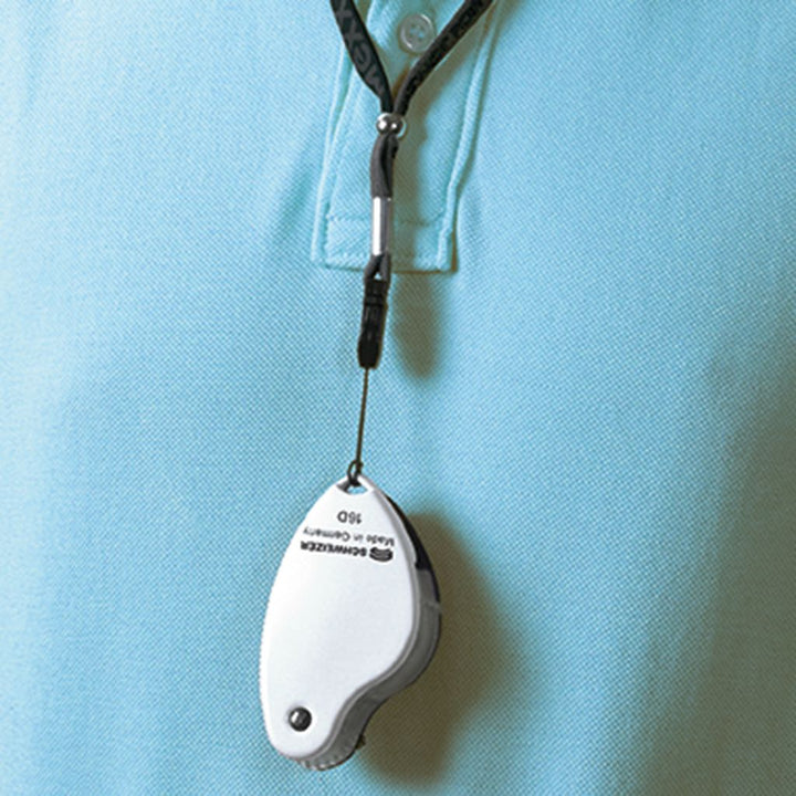Die Taschenlupe Ergo-Pocket ist klein und handlich; VisiAid - Sehhilfen.
